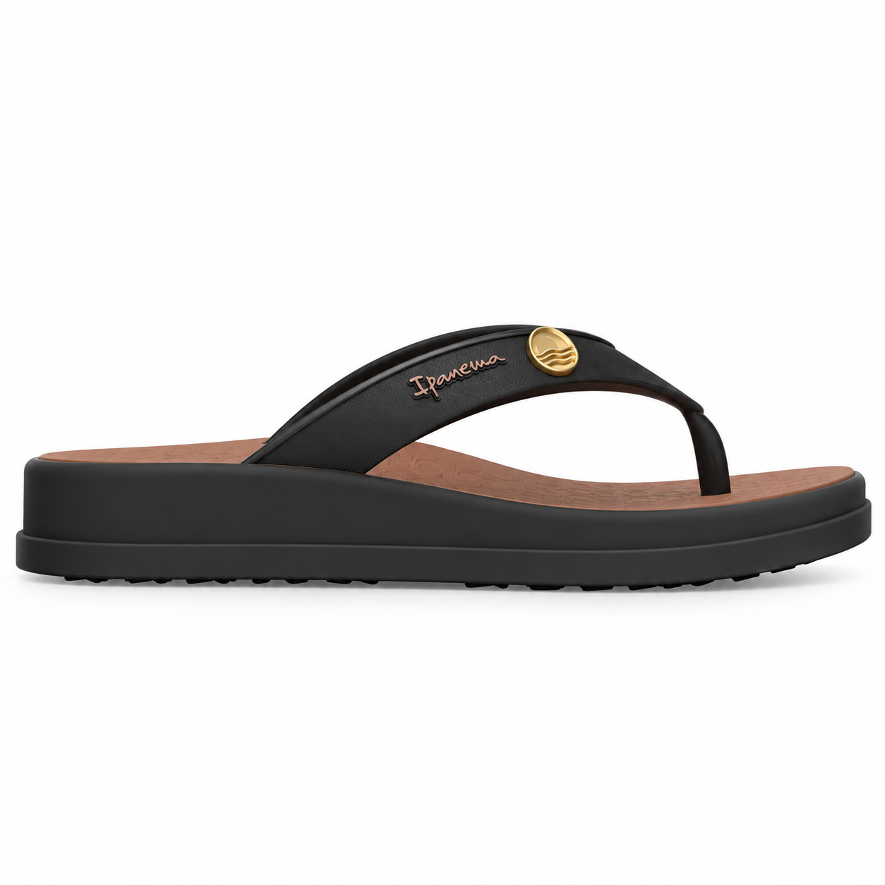 Sandalia Mujer Negro Pluma Anatomica Ipanema-0