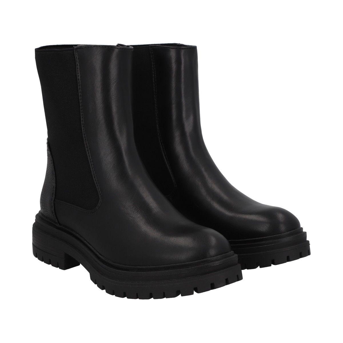 Botin Mujer Negro Tasi  Police-3