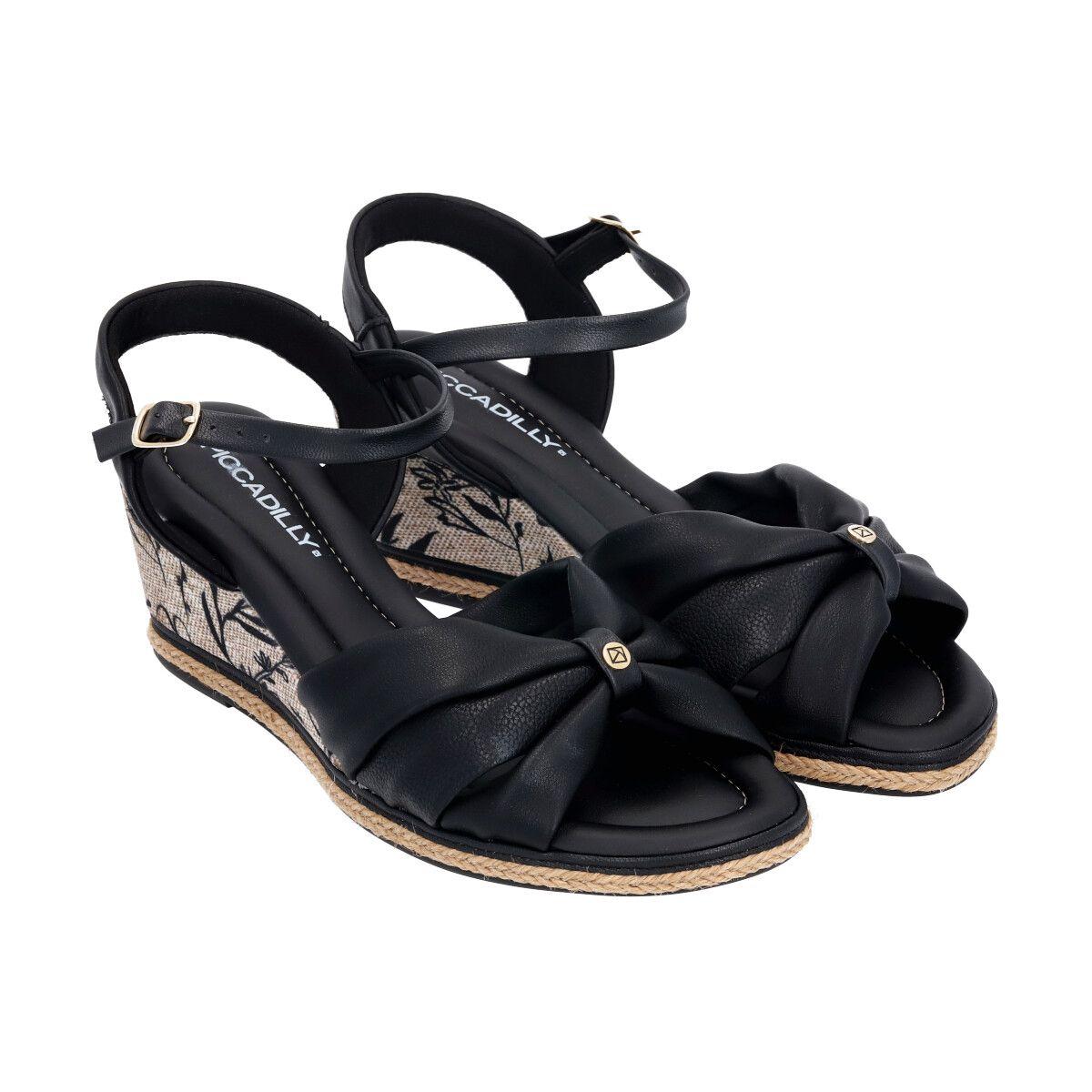 Sandalia  Alice Estampa/Negro Piccadilly-0