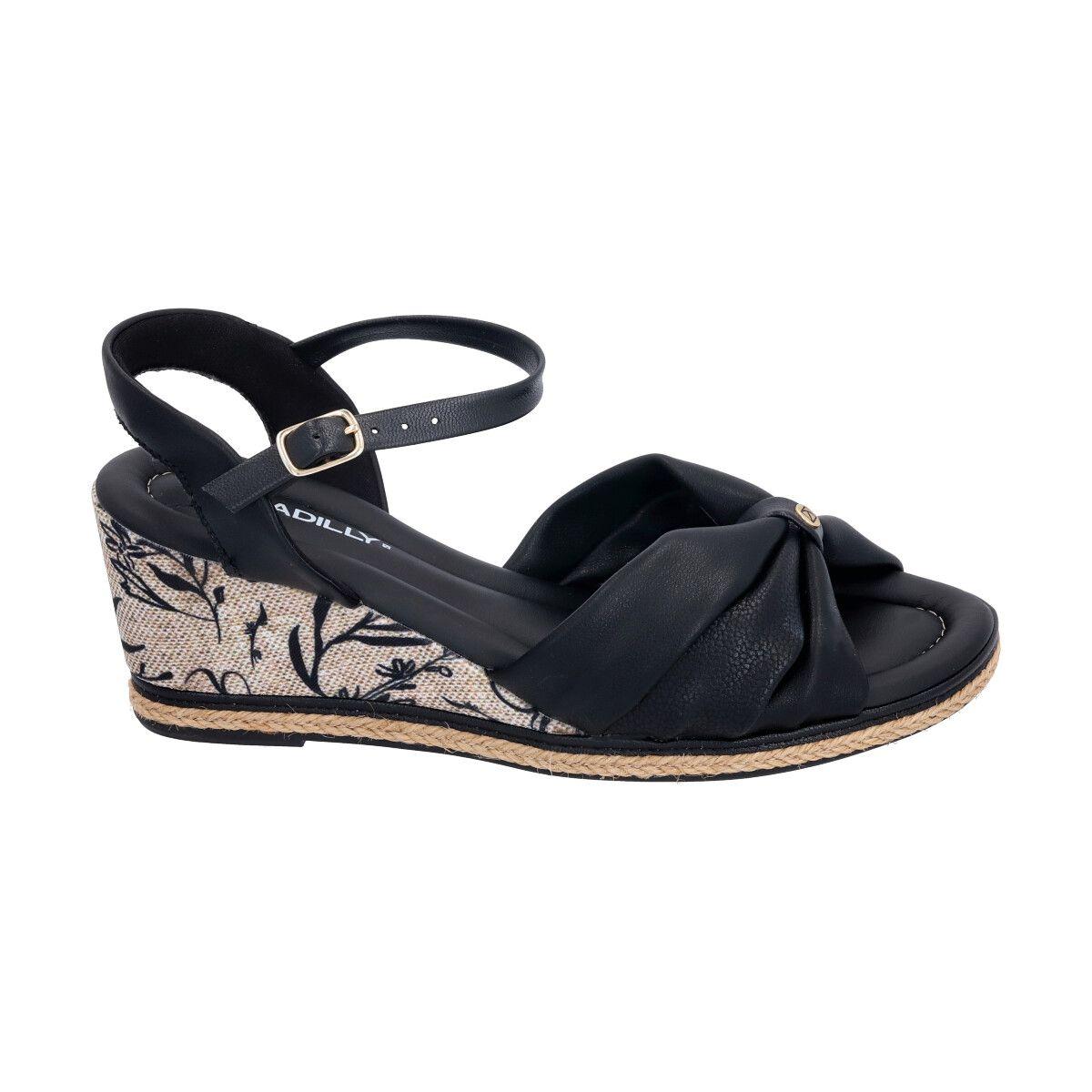Sandalia  Alice Estampa/Negro Piccadilly-3