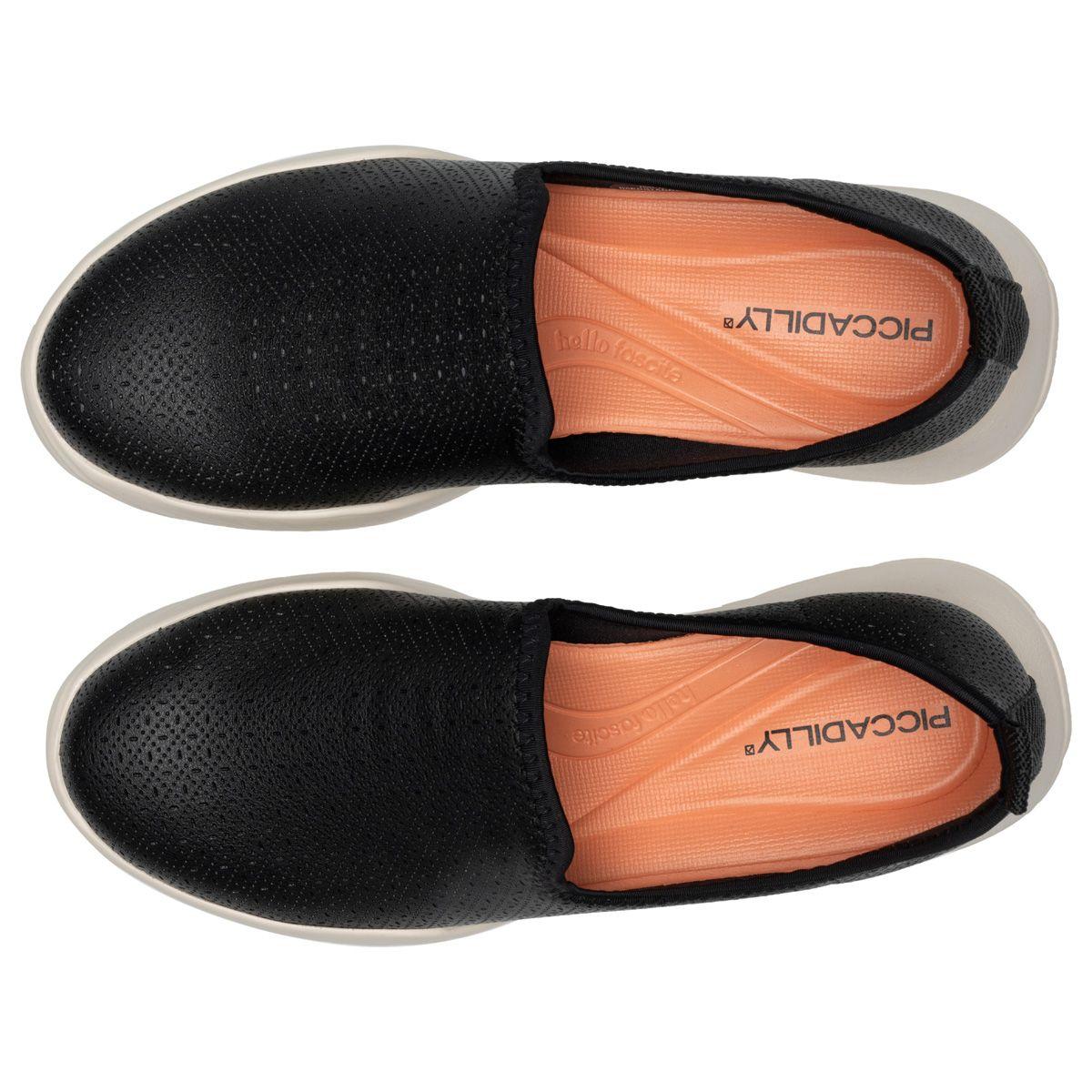 Zapatilla Mujer Negro Fascitis 847 Piccadilly-2