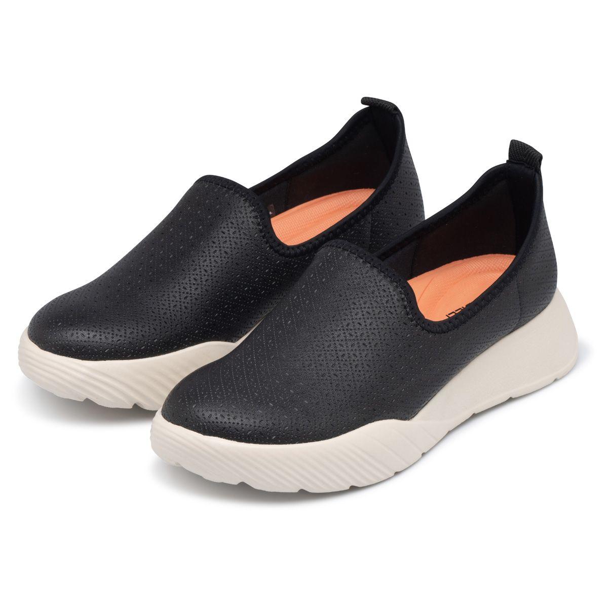 Zapatilla Mujer Negro Fascitis 847 Piccadilly-1