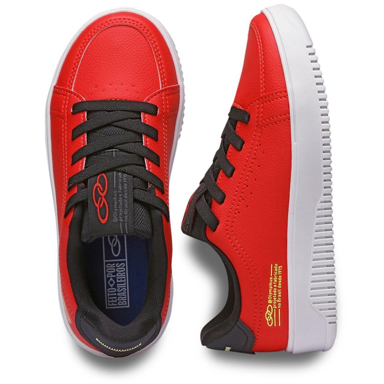 Zapatilla Adolescentes Eros Infantil Rojo-2