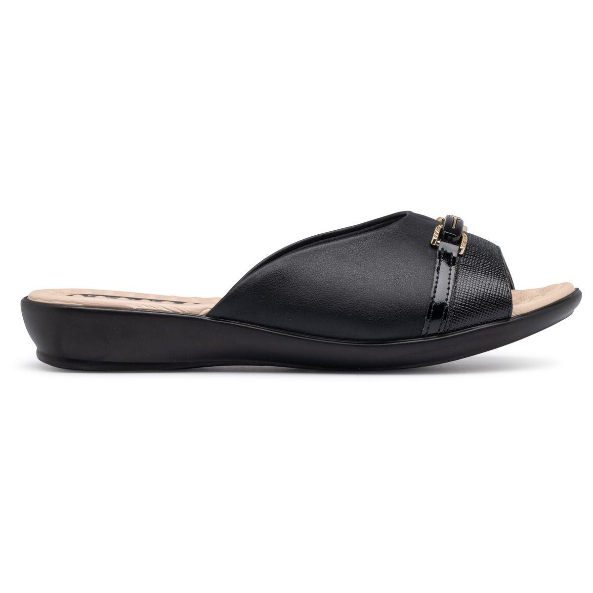 Sandalia Mujer Negro/Dorado Camila 197 Píccadilly-0