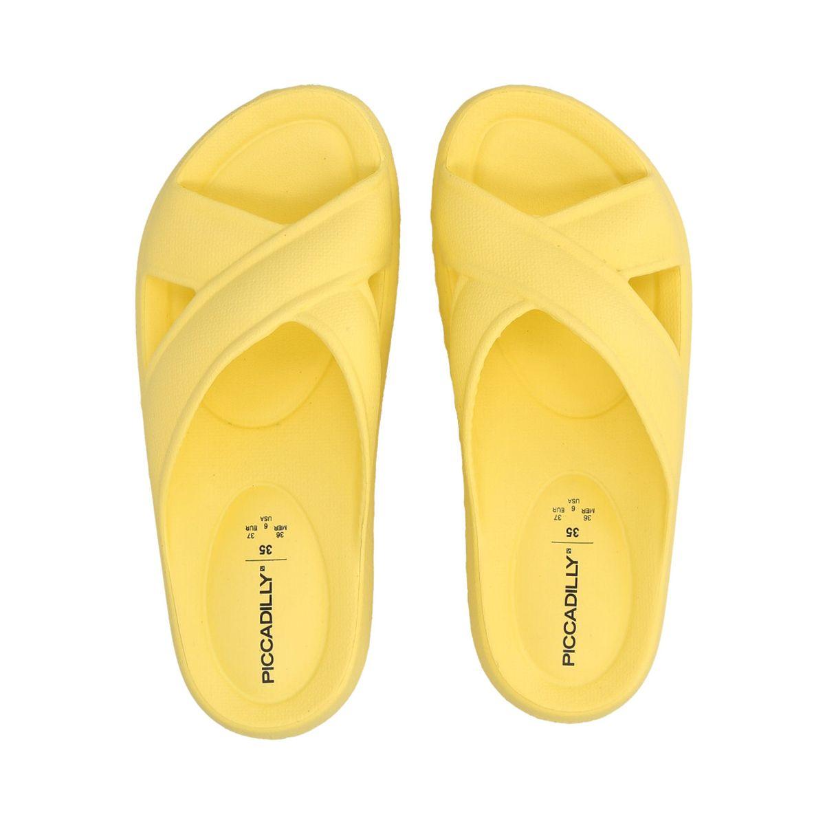 Sandalia Mujer Amarillo Marshmallow Piccadilly-2