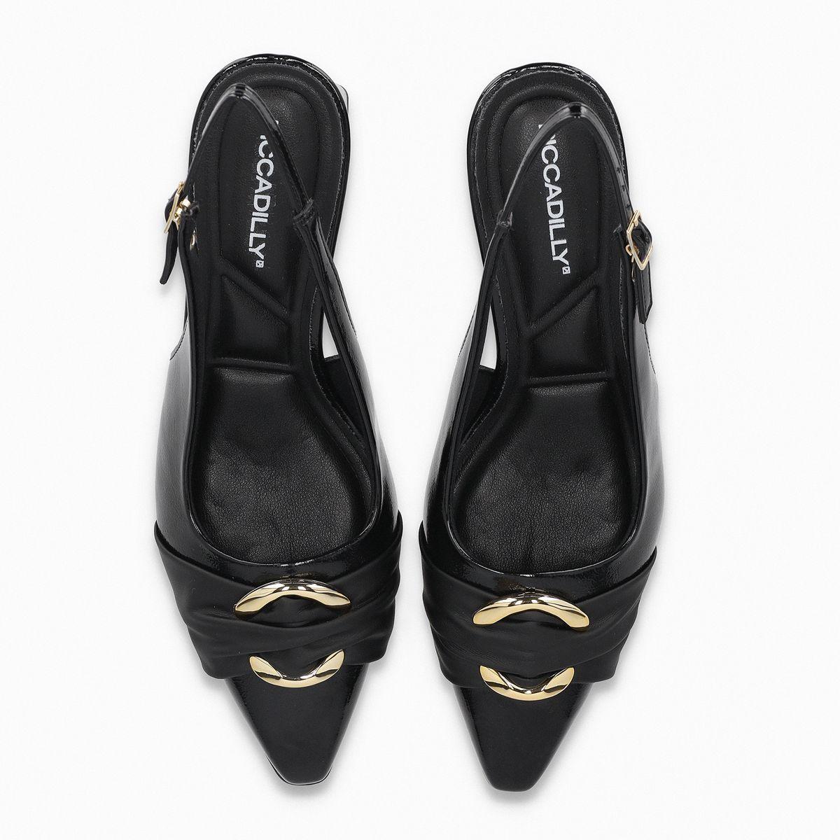 Zapato Mujer Negro/Dorado Irene Piccadilly-1