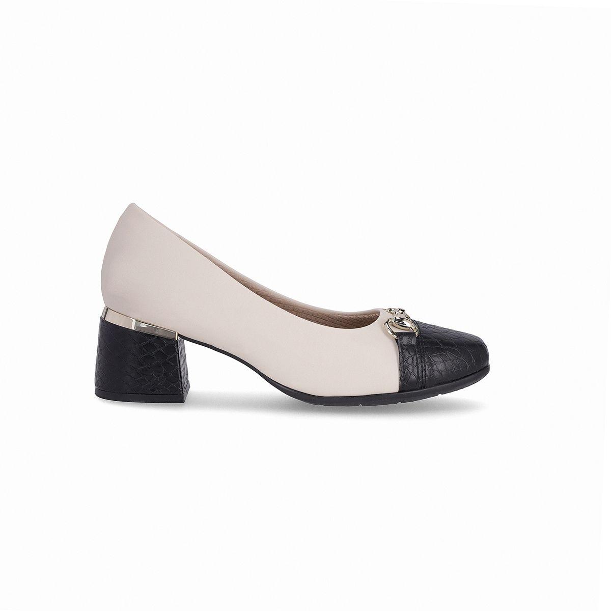 Zapato Estela Negro/Blanco Piccadilly-1