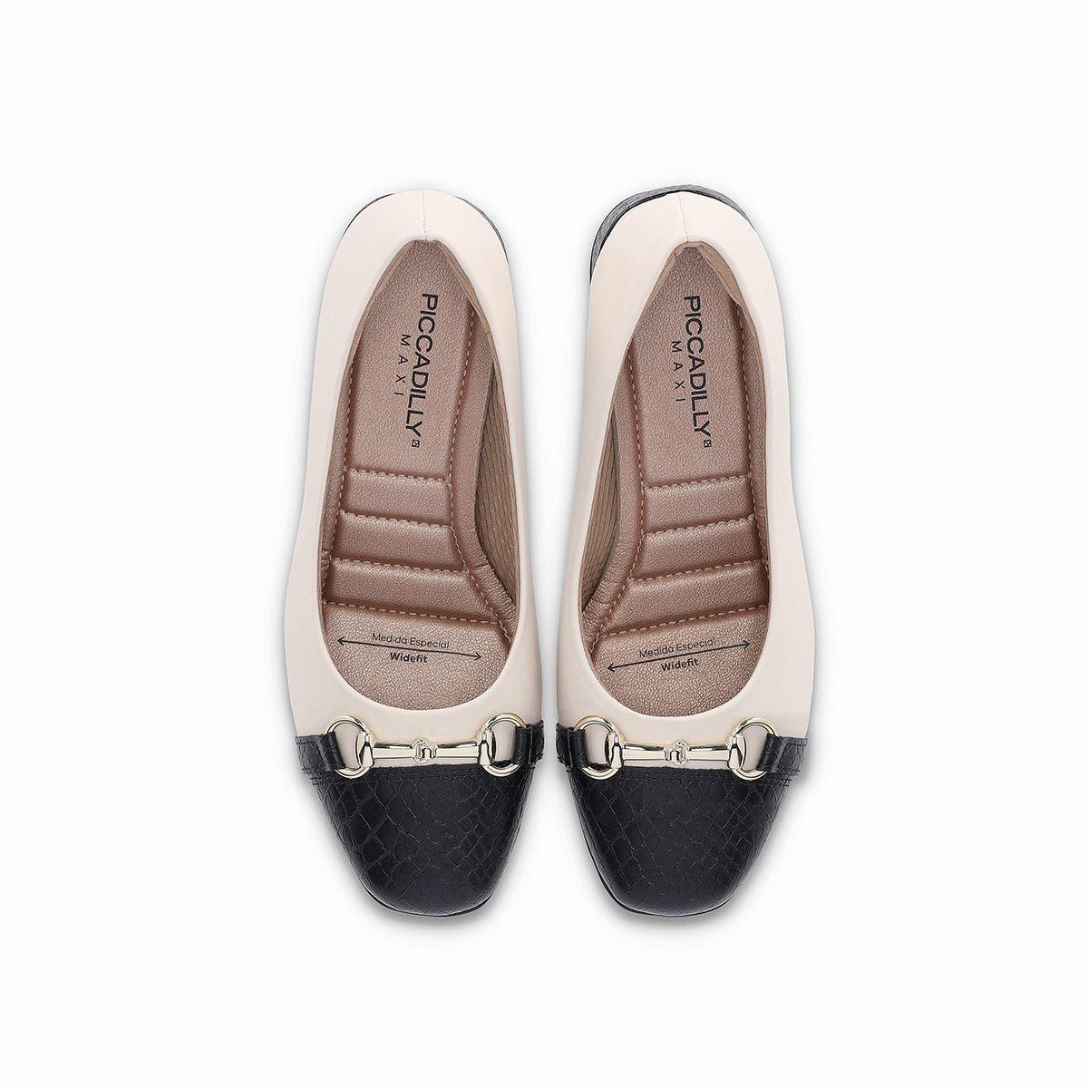 Zapato Estela Negro/Blanco Piccadilly-2