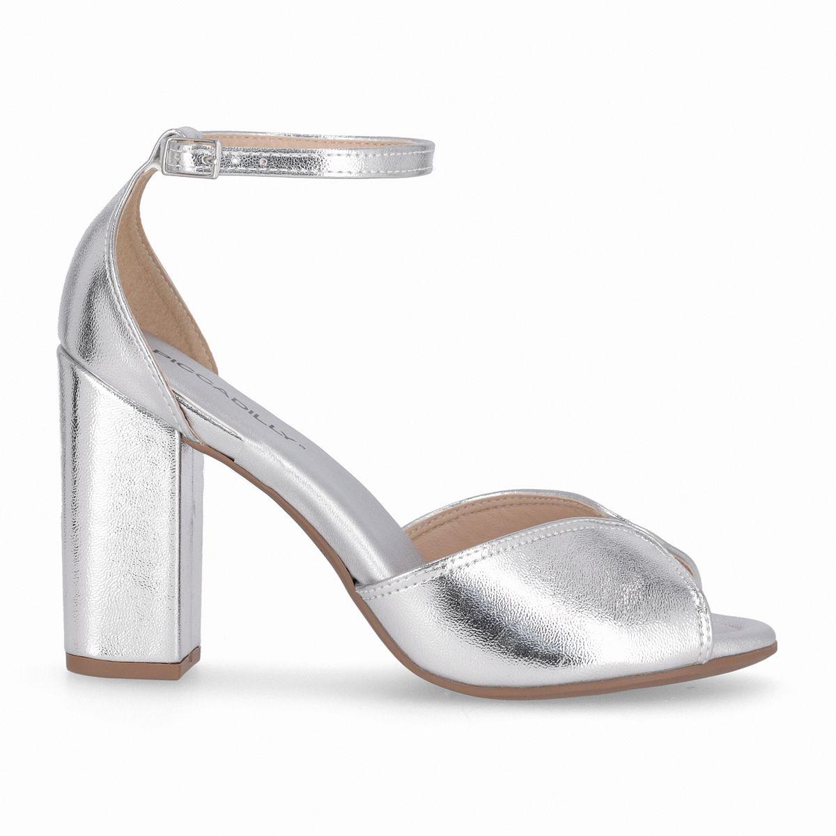 Sandalia Mujer Plata Rafa 48 Piccadilly-0