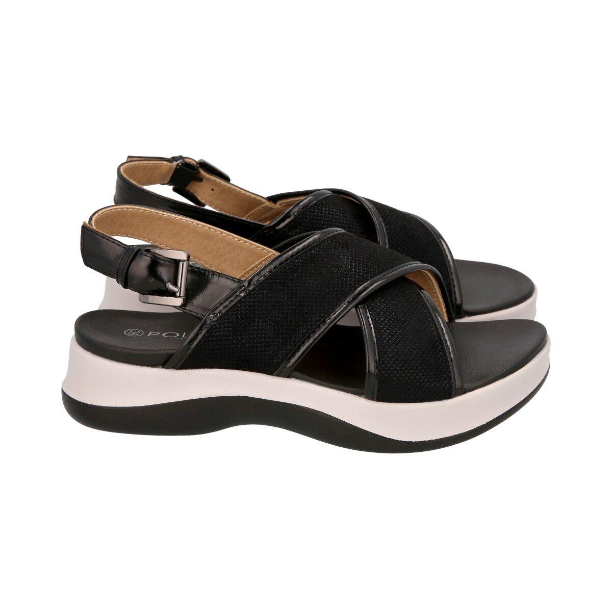 Sandalia Mila Negro Police-0
