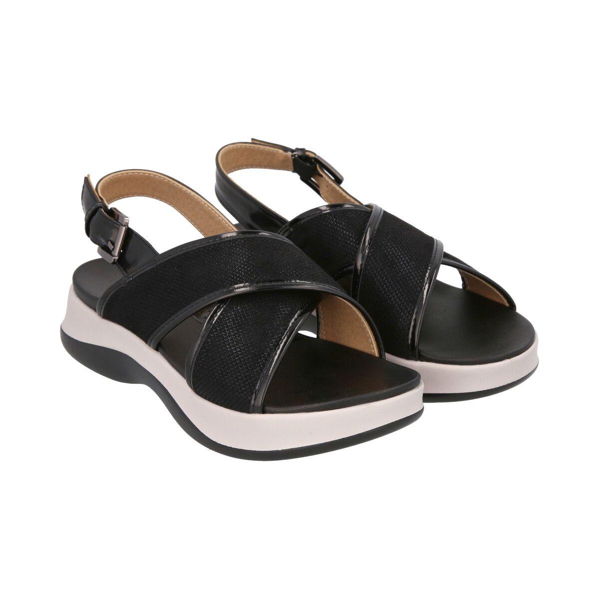 Sandalia Mila Negro Police-1