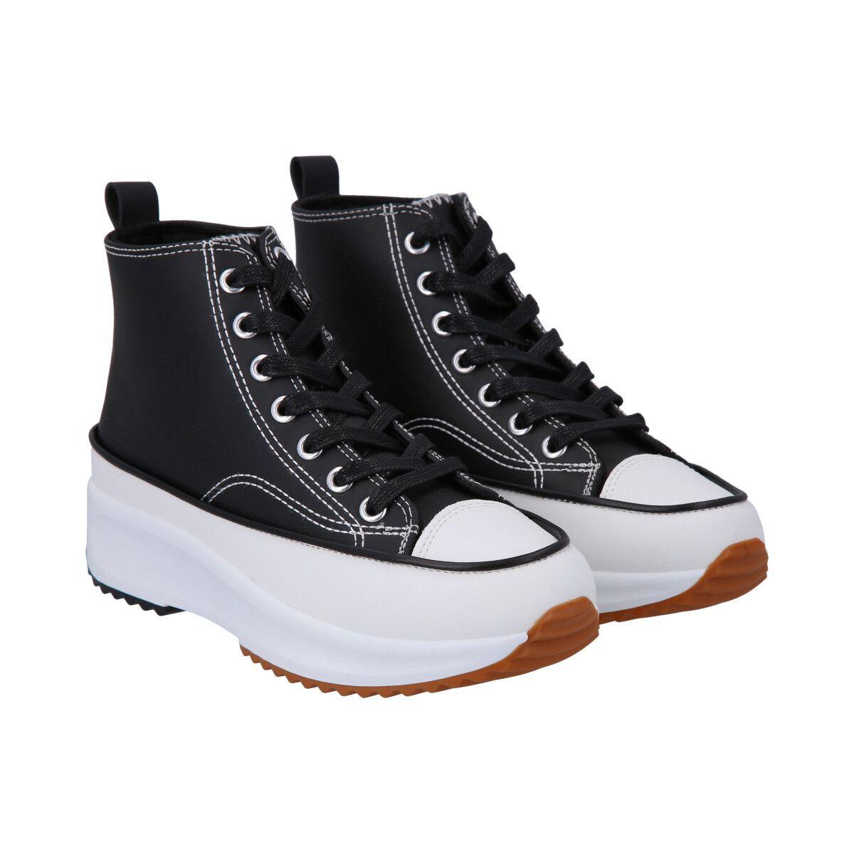 Zapatilla Mujer Negro Cherry Police-3