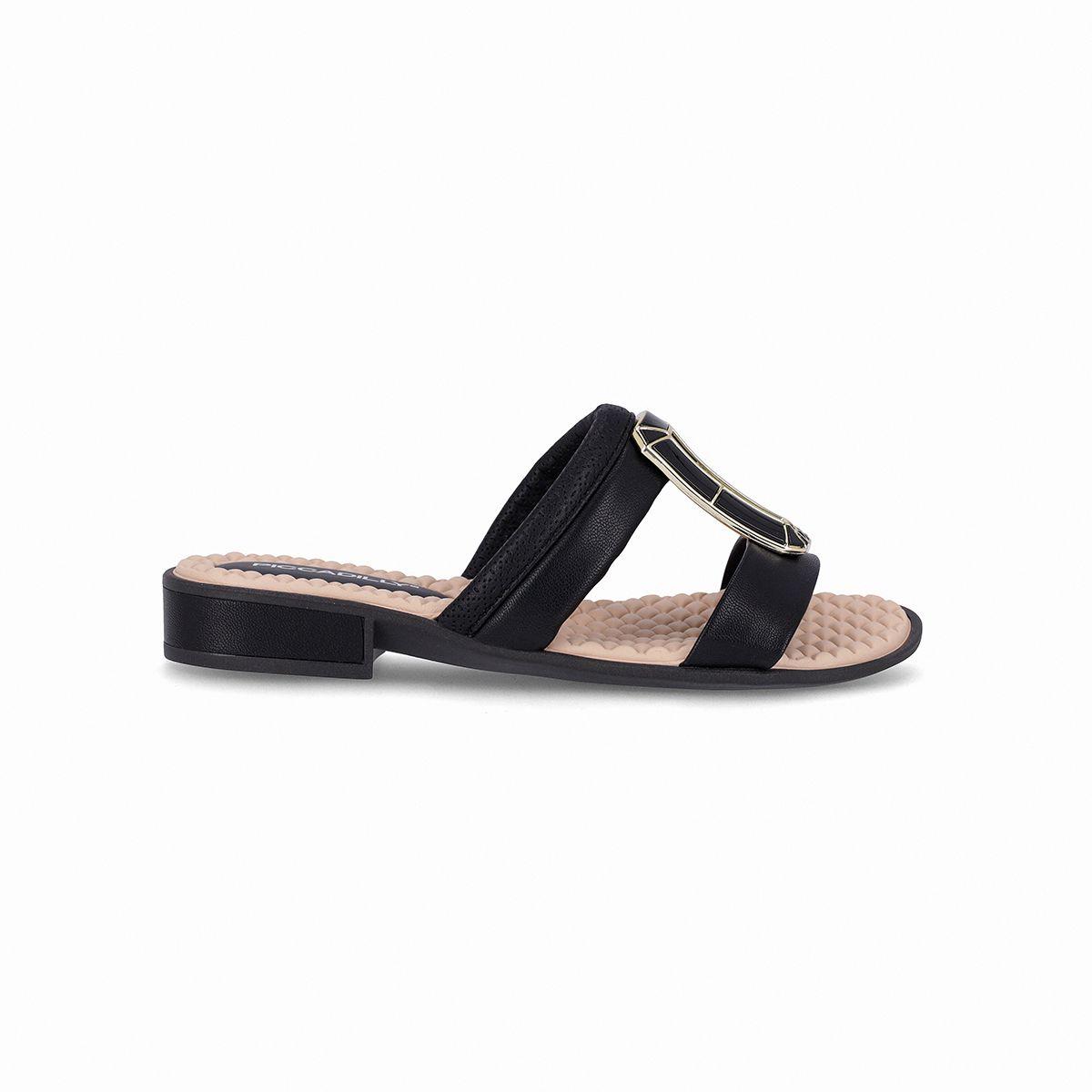 Sandalia Mujer Dorado/Negro Taila Piccadilly-0