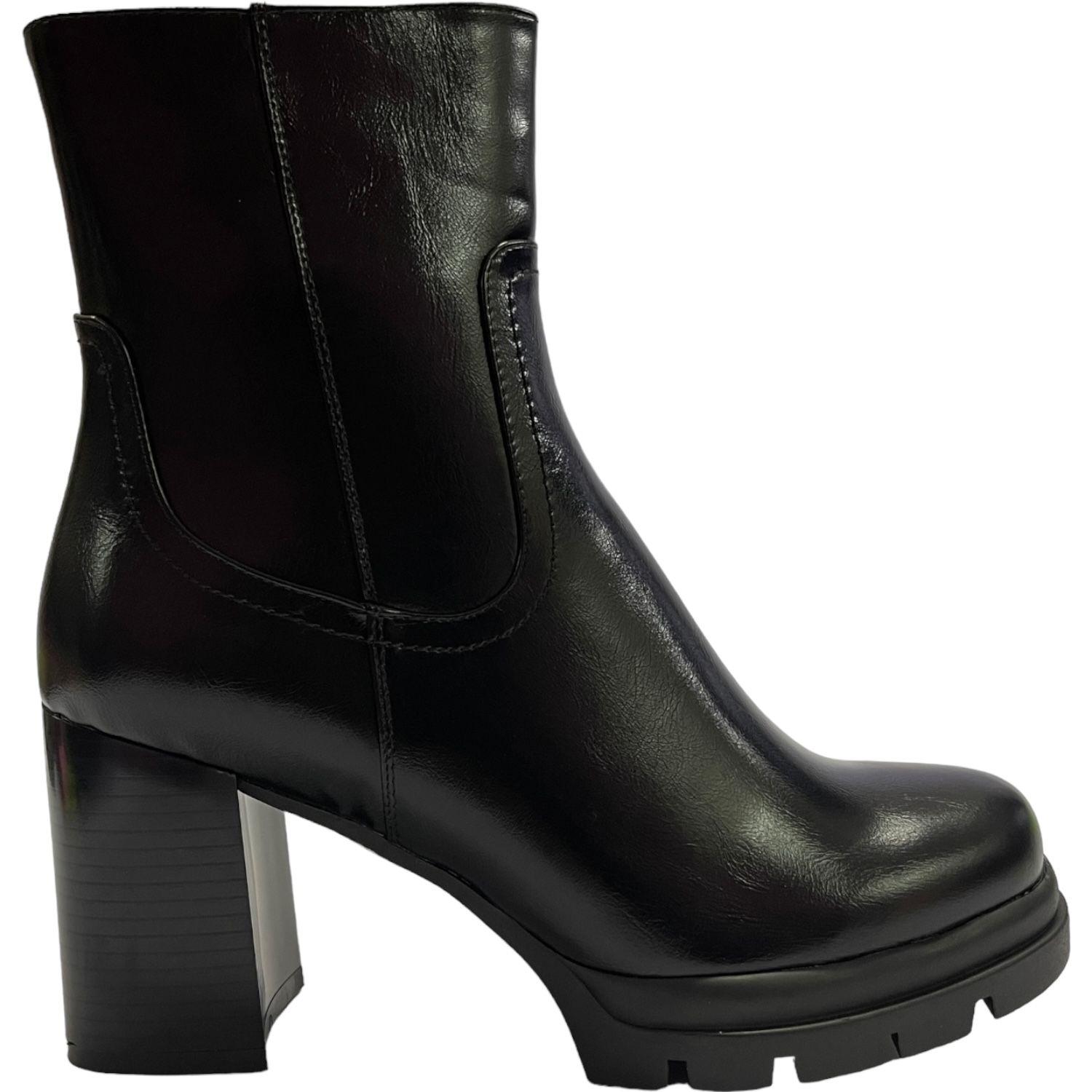 Botin Mujer Negro Bilbao Detogni-0