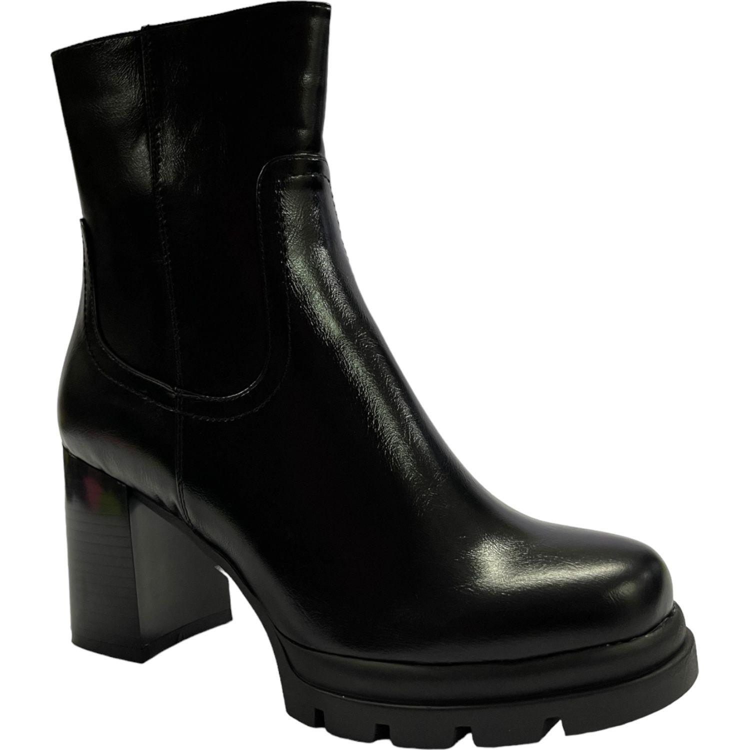 Botin Mujer Negro Bilbao Detogni-1