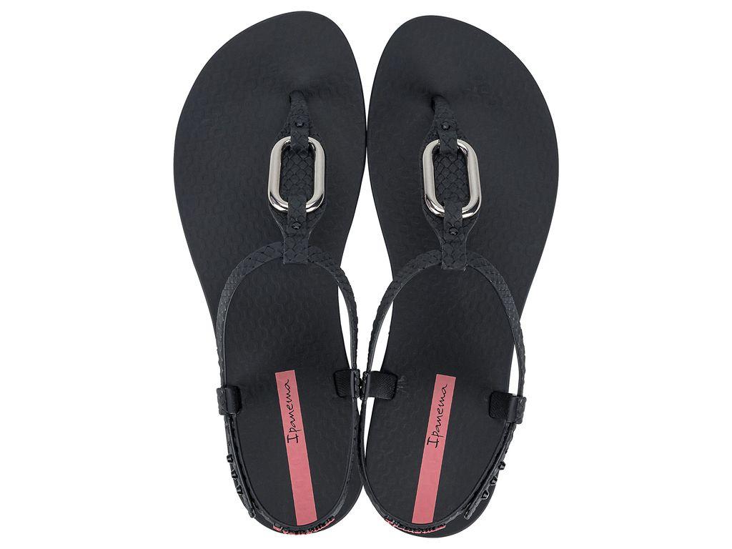 Sandalia Mujer Negro Class Line Ipanema-0