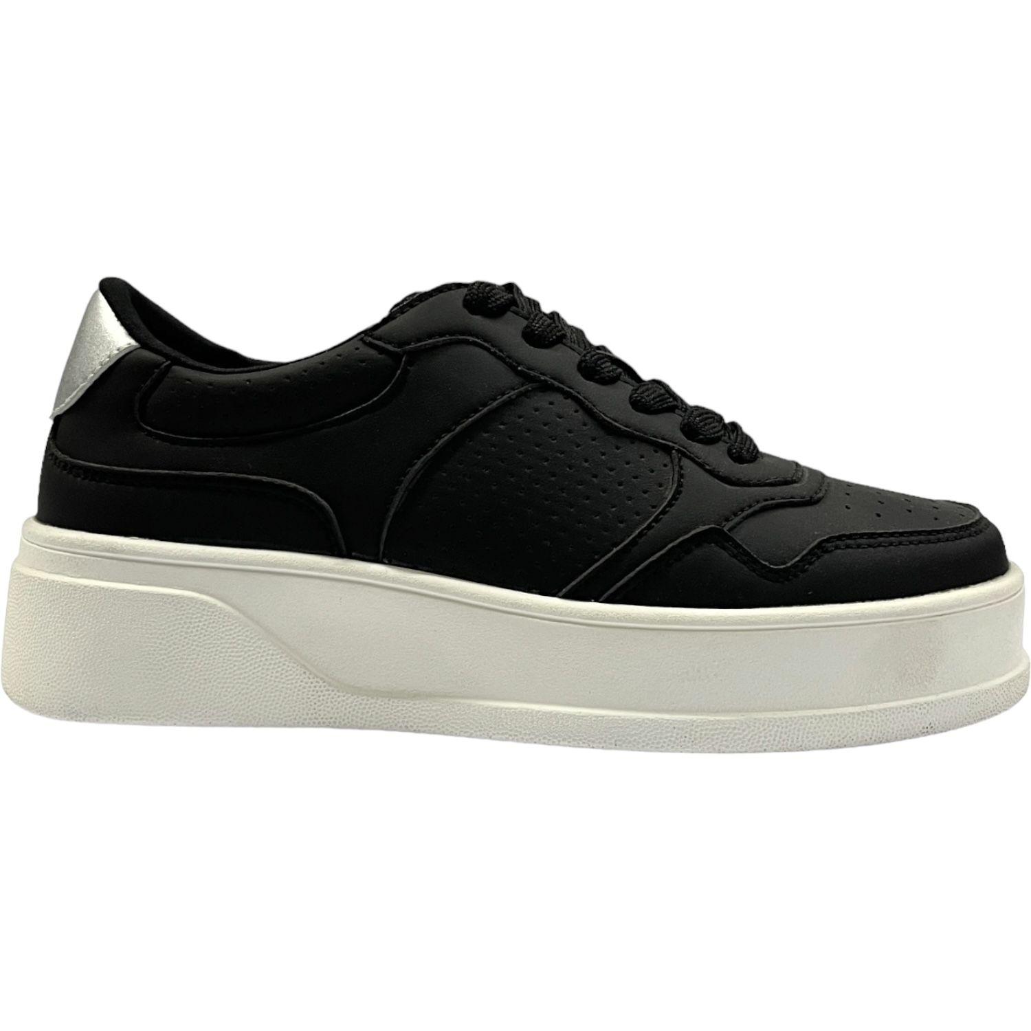Zapatilla Mujer Negro Chic Detogni-0