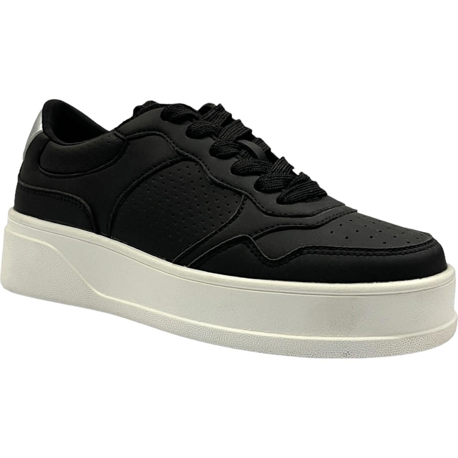 Zapatilla Mujer Negro Chic Detogni-1