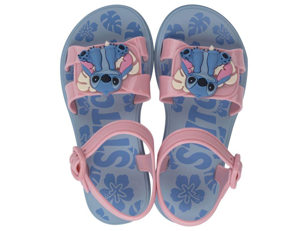 Sandalia Infantil Azul/Rosa Glitter Stich 089 Ipanema-0