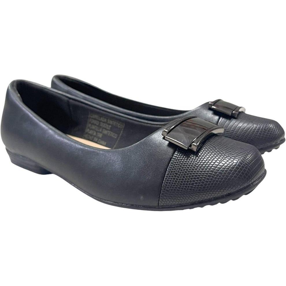 Zapato Mujer Negro Taco Bajo Vera Detogni-2