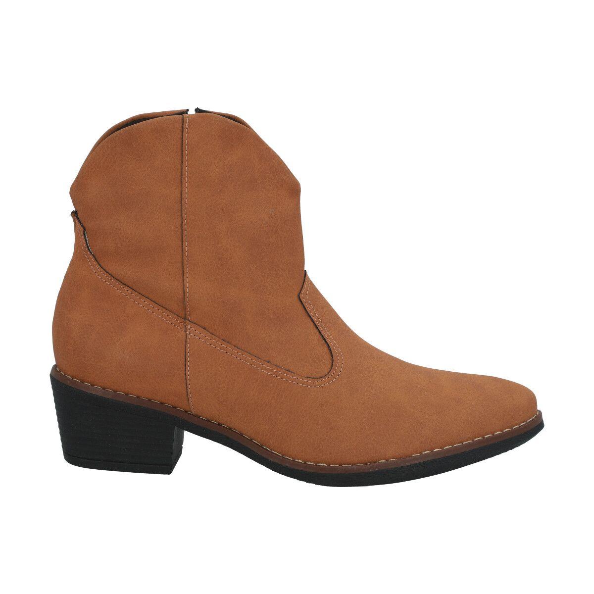 Bota Texana Dalva Camel Piccadilly-0