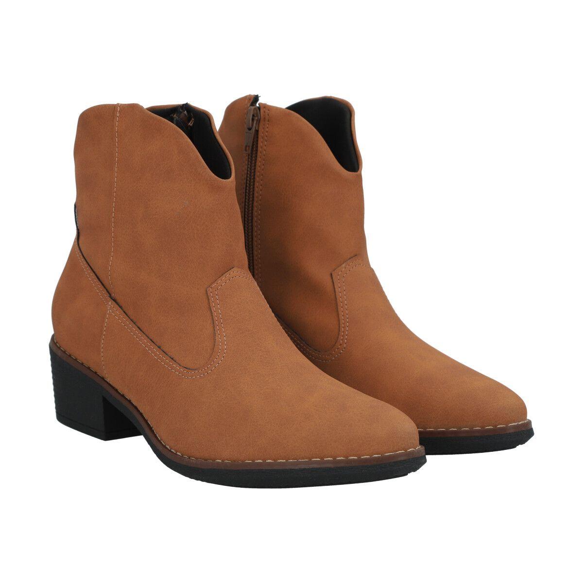 Bota Texana Dalva Camel Piccadilly-3