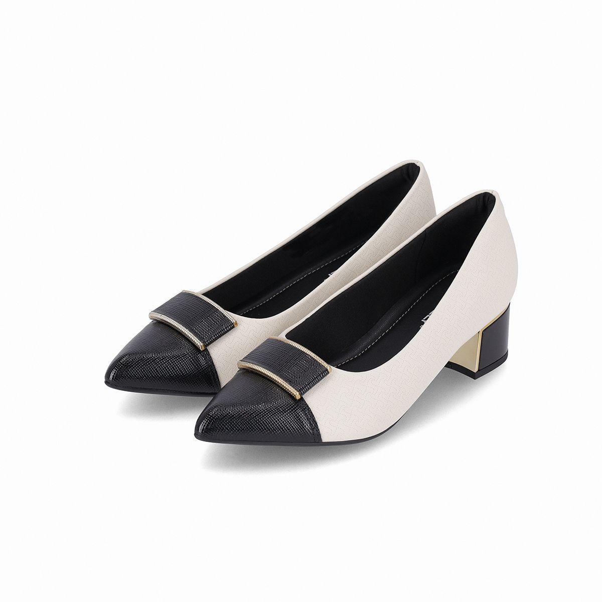 Zapato Taci Blanco/Negro Piccadilly-0