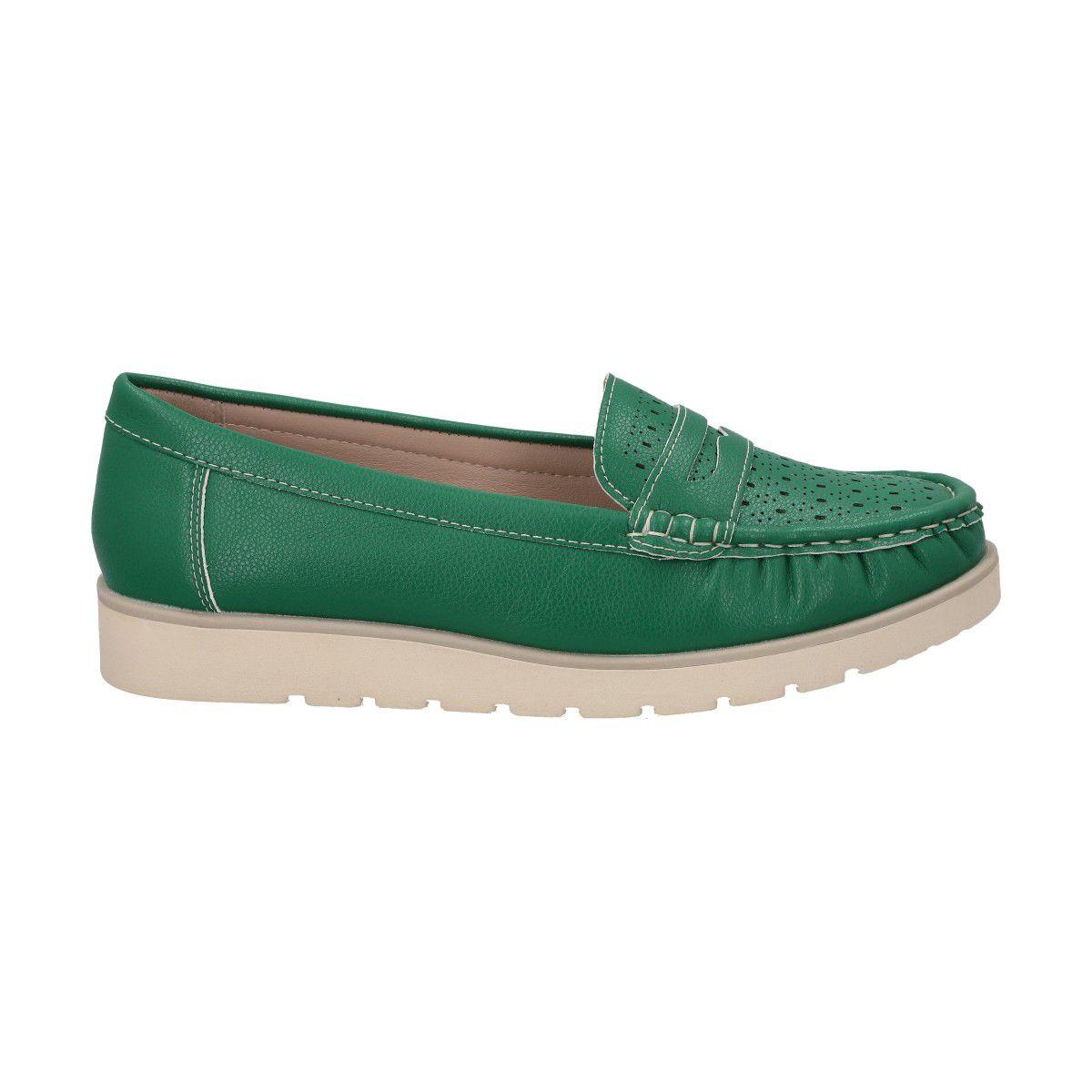 Mocasín Mujer Verde Sonia Police-0
