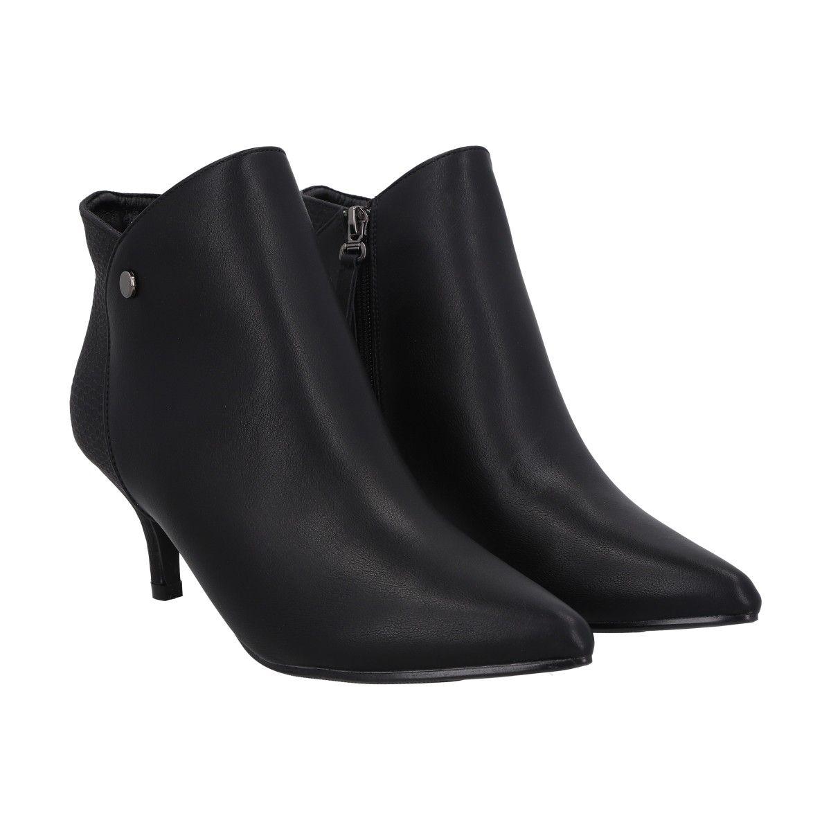 Botin Mujer Negro Sonia Police-3