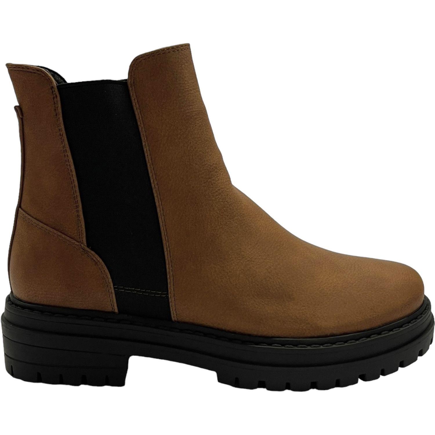 Botin Mujer Café Roma Detogni-0