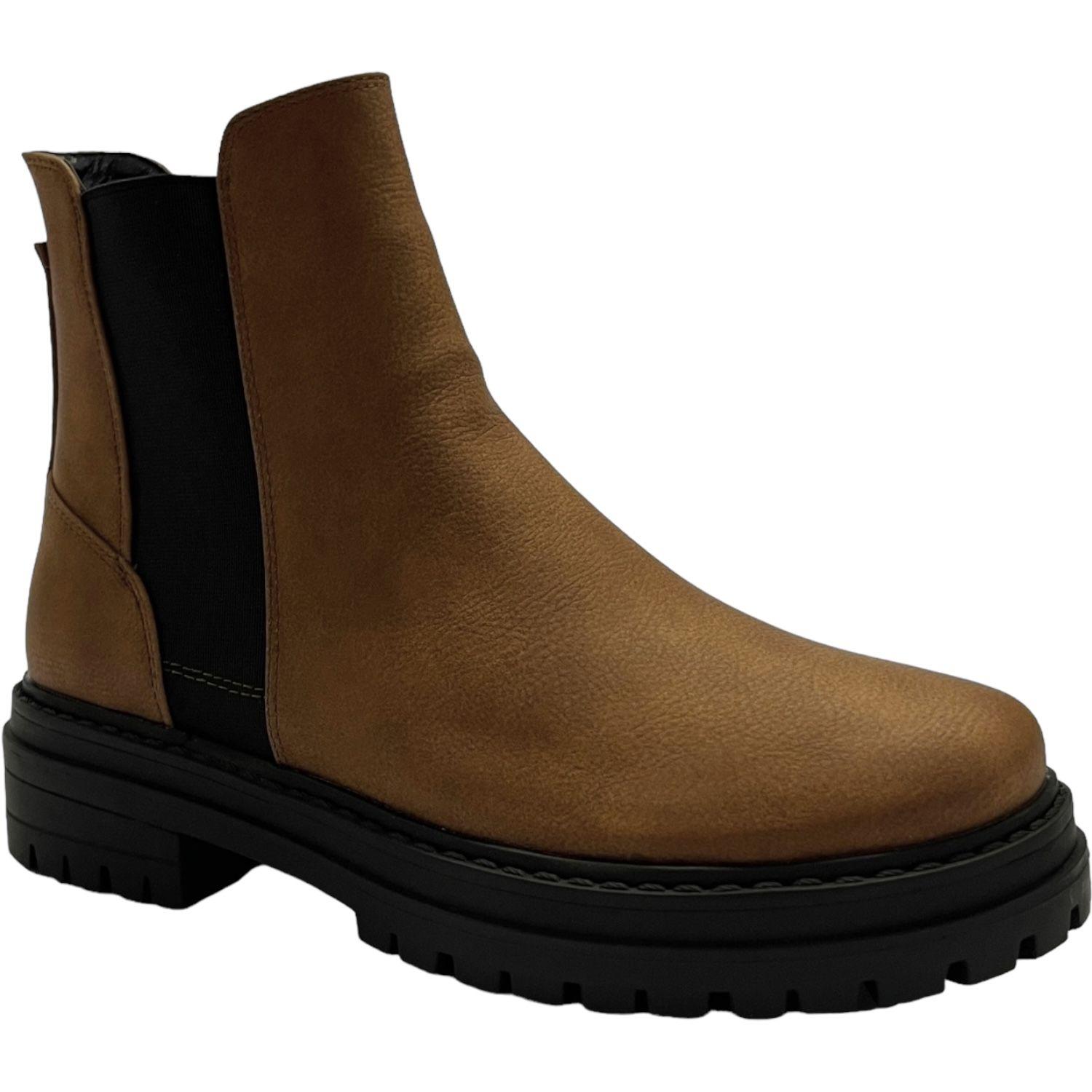Botin Mujer Café Roma Detogni-1