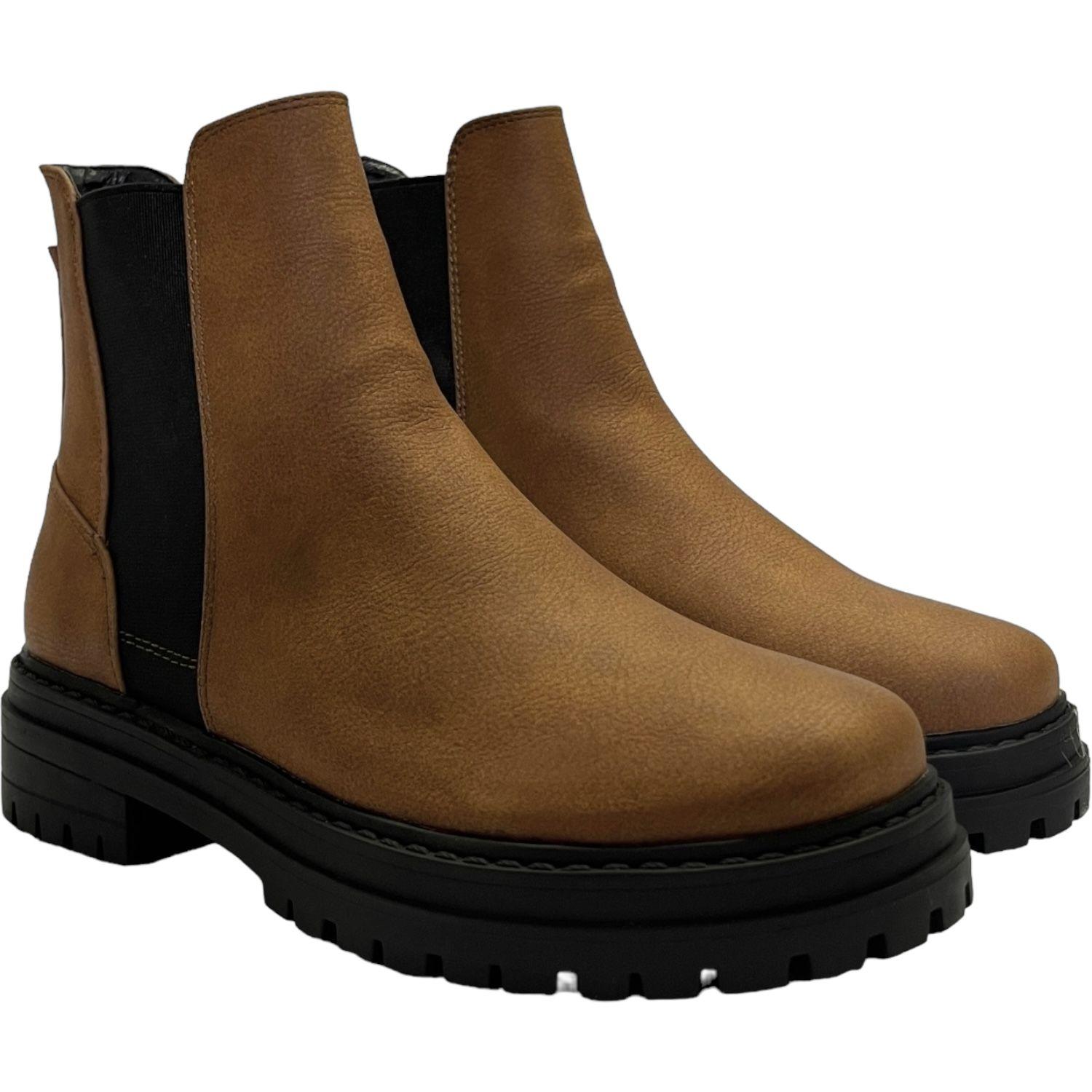 Botin Mujer Café Roma Detogni-3