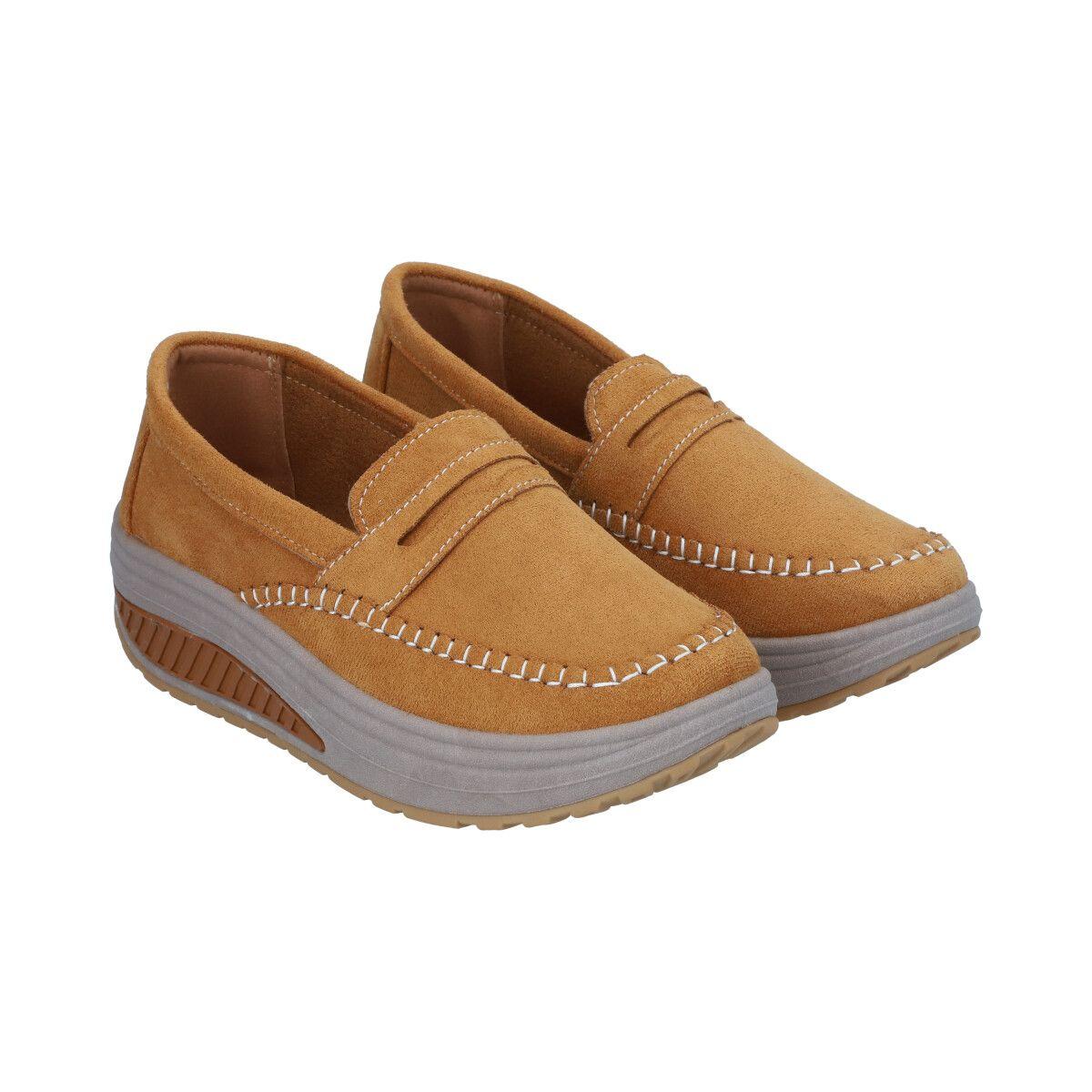 Mocasín Mujer Camel Sole Police-3
