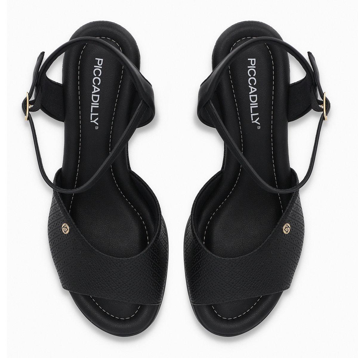 Sandalia Mujer Negro Alice Piccadilly-1