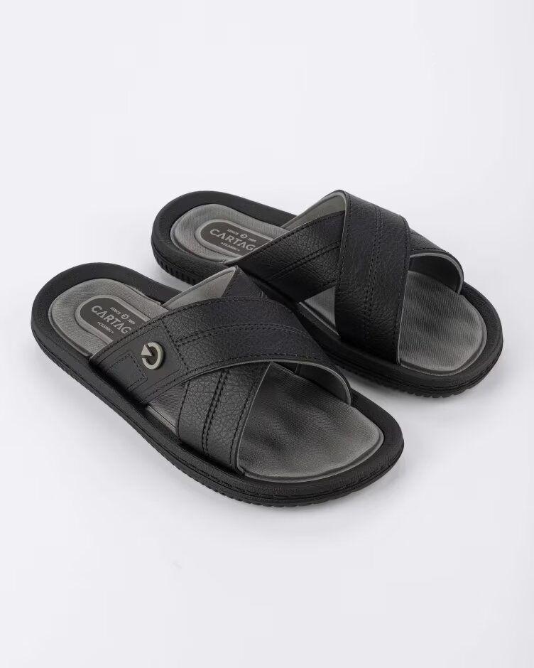 Sandalia Hombre Negro Fiji 3031 Cartago-1