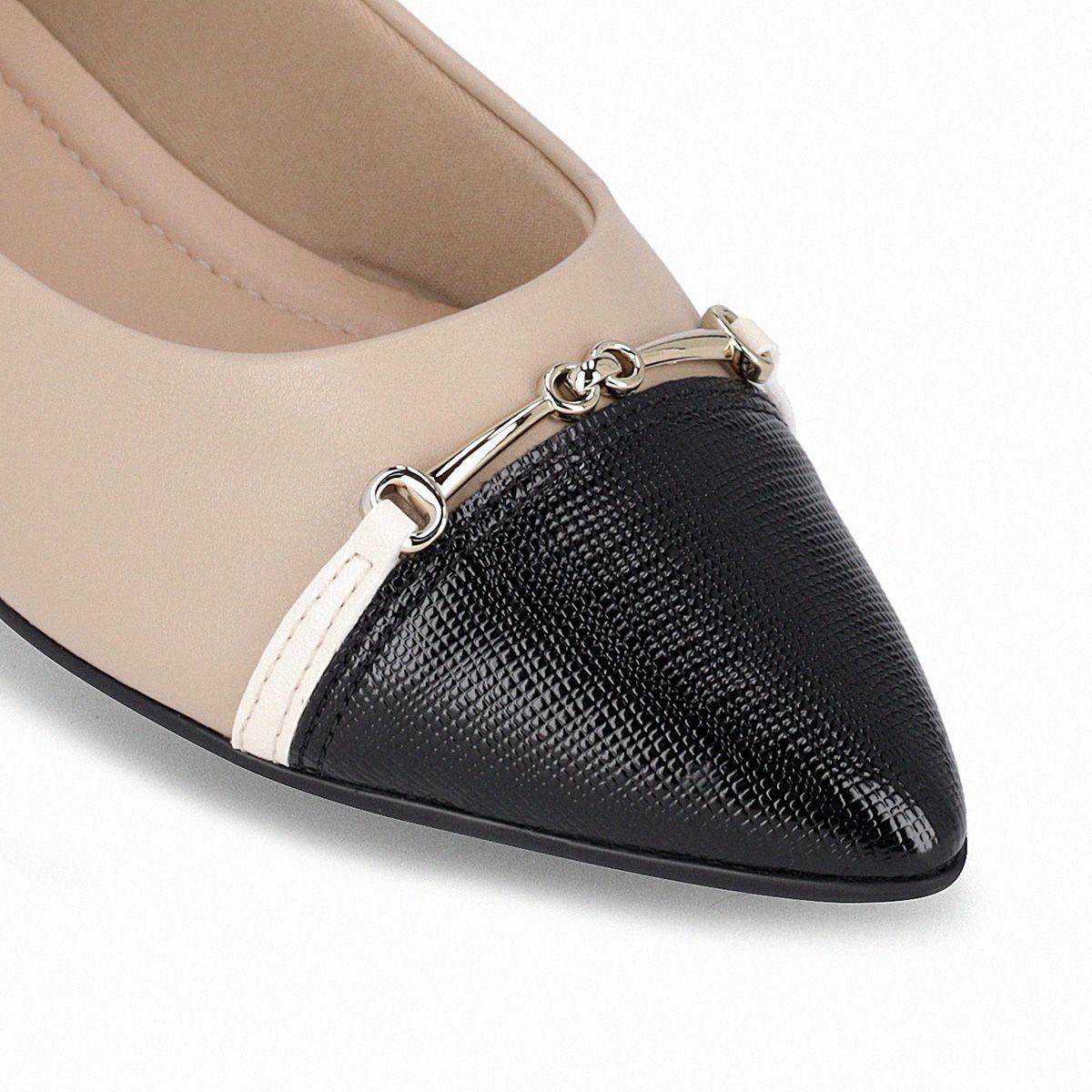 Zapato Mujer Negro/Marfil Ana 629 Piccadilly-4
