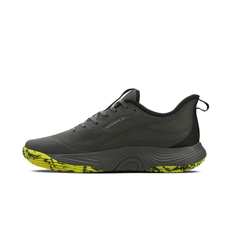 Zapatilla Voleibol Hombre QUADRA 2 Gris/Amarillo-2