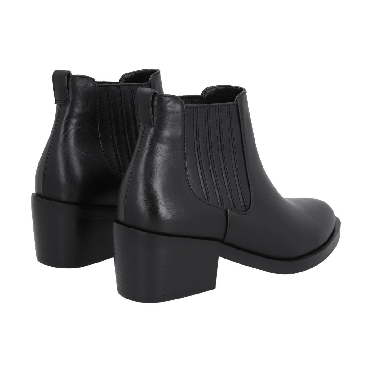Botin Mujer Negro Aura Police-3