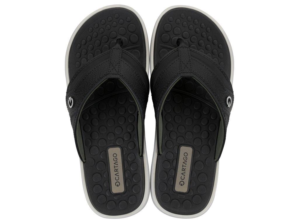 Sandalia Hombre Gris/Negro Veneto III Cartago-0