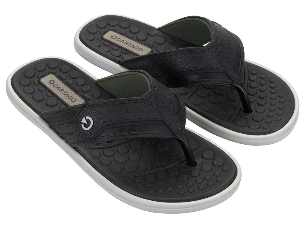 Sandalia Hombre Gris/Negro Veneto III Cartago-1
