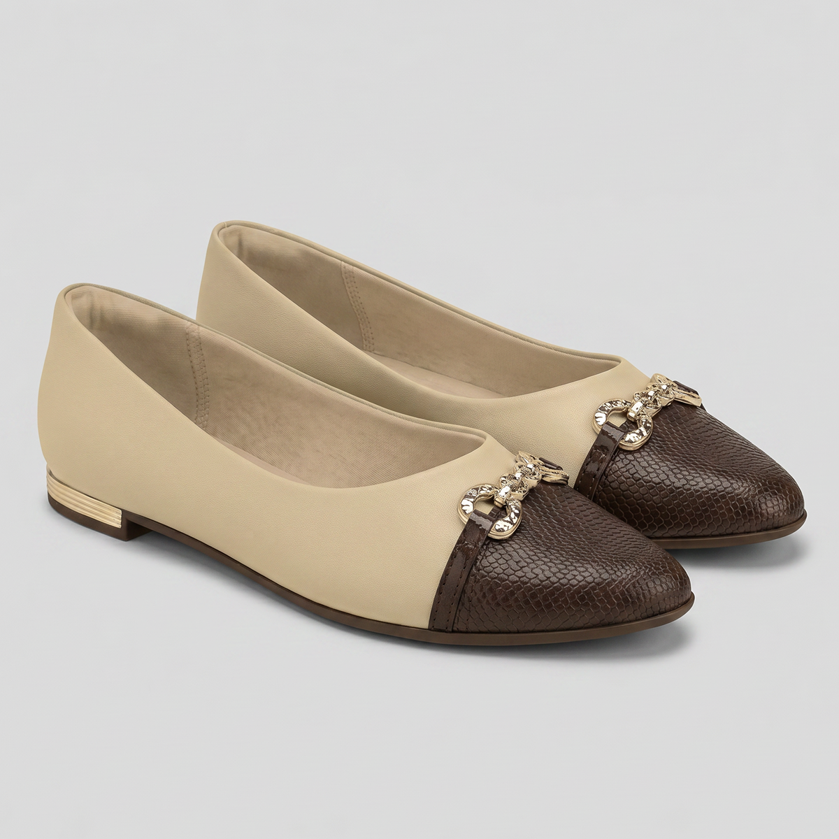 Zapato Mujer Vainilla/Chocolate Ana 02 Piccadilly-2