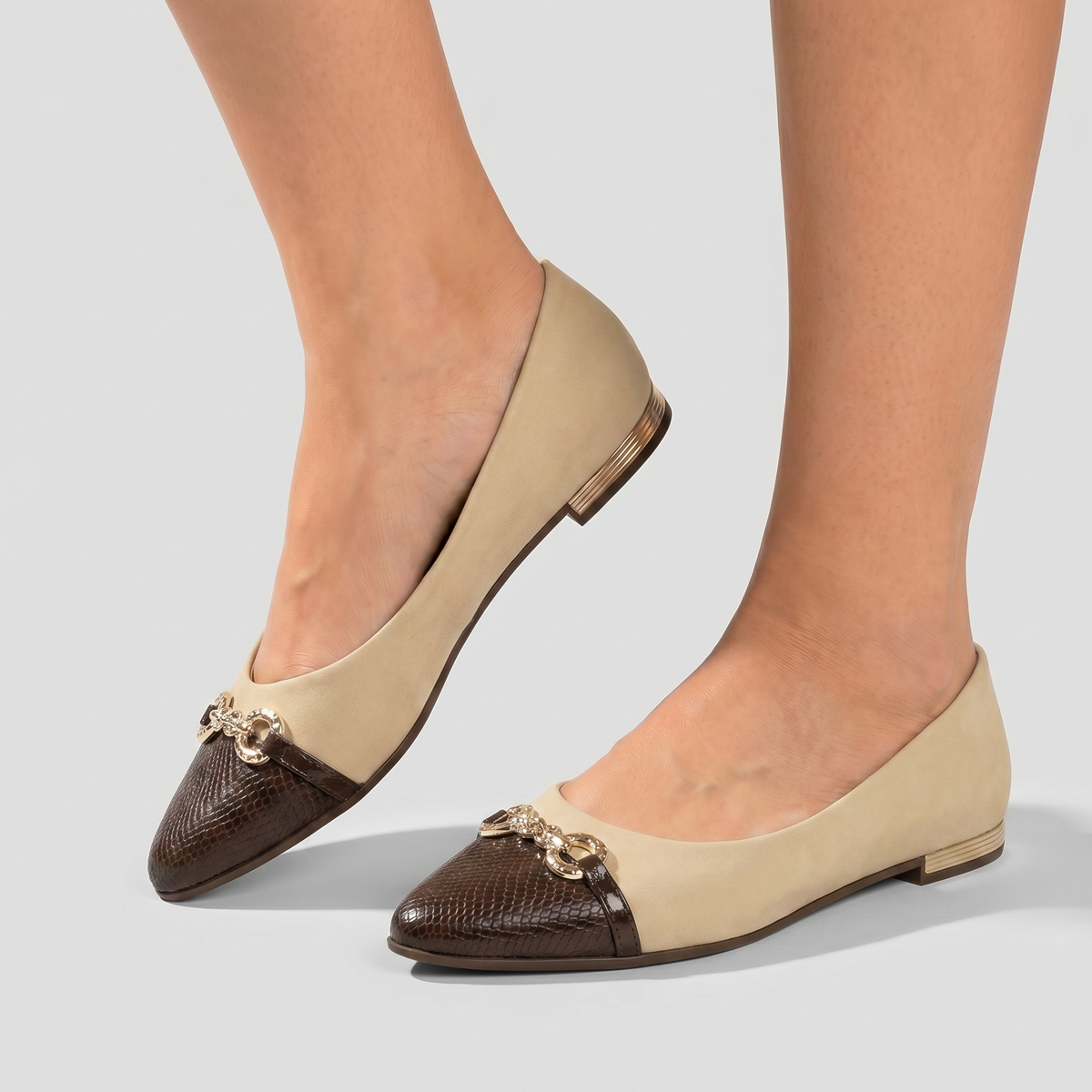 Zapato Mujer Vainilla/Chocolate Ana 02 Piccadilly-3