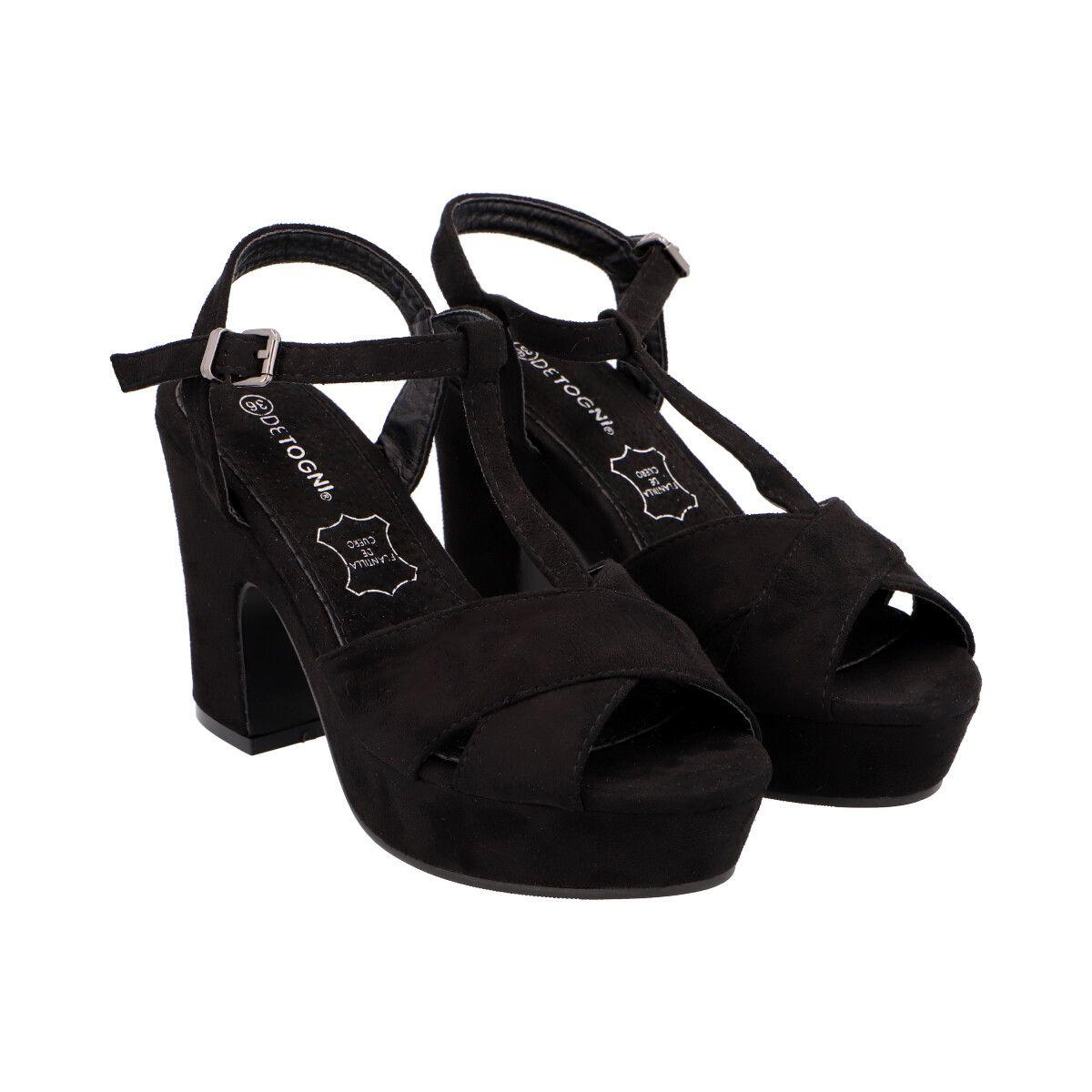 Zapato Mujer Negro Moon  Detogni-1