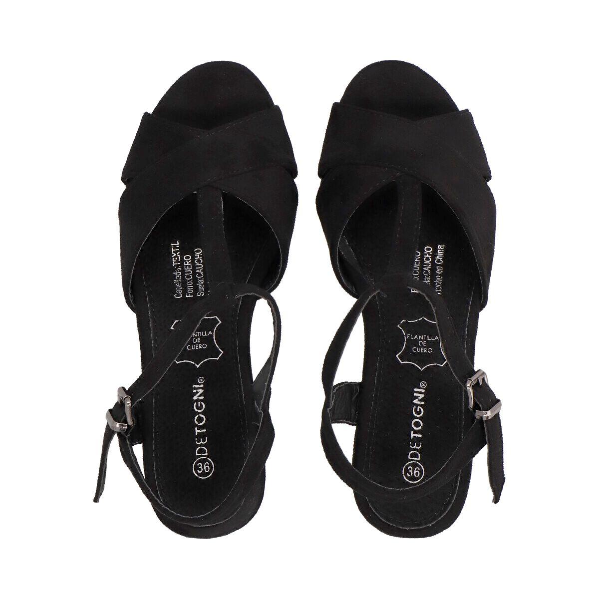 Zapato Mujer Negro Moon  Detogni-2