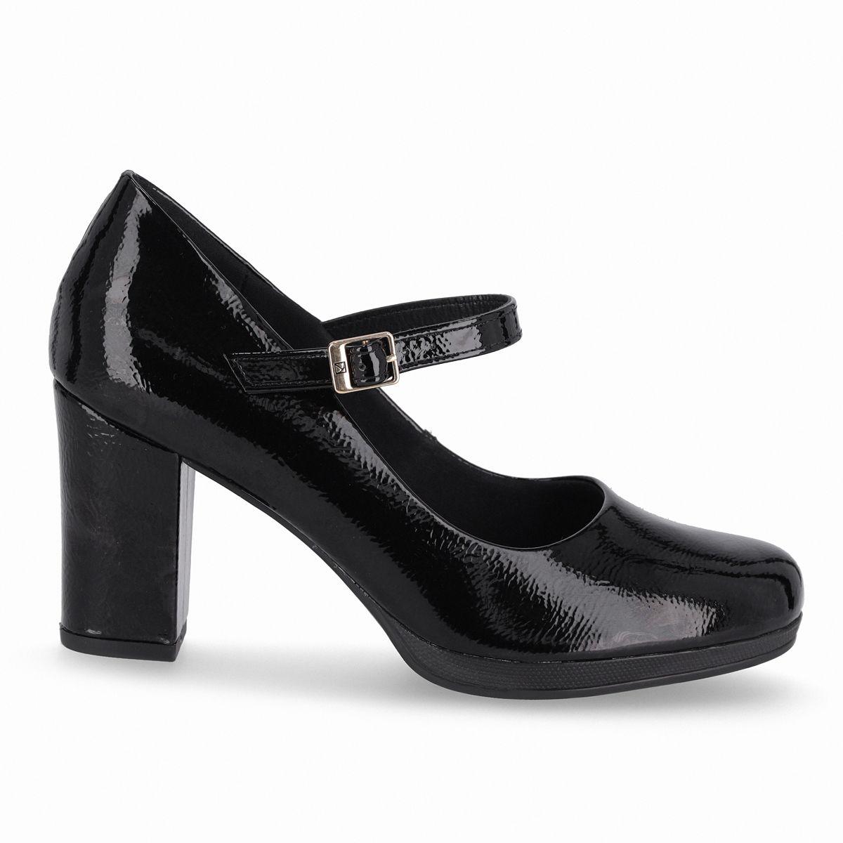 Zapato Mary Jane Mujer Negro/Charol Deise Piccadilly-0