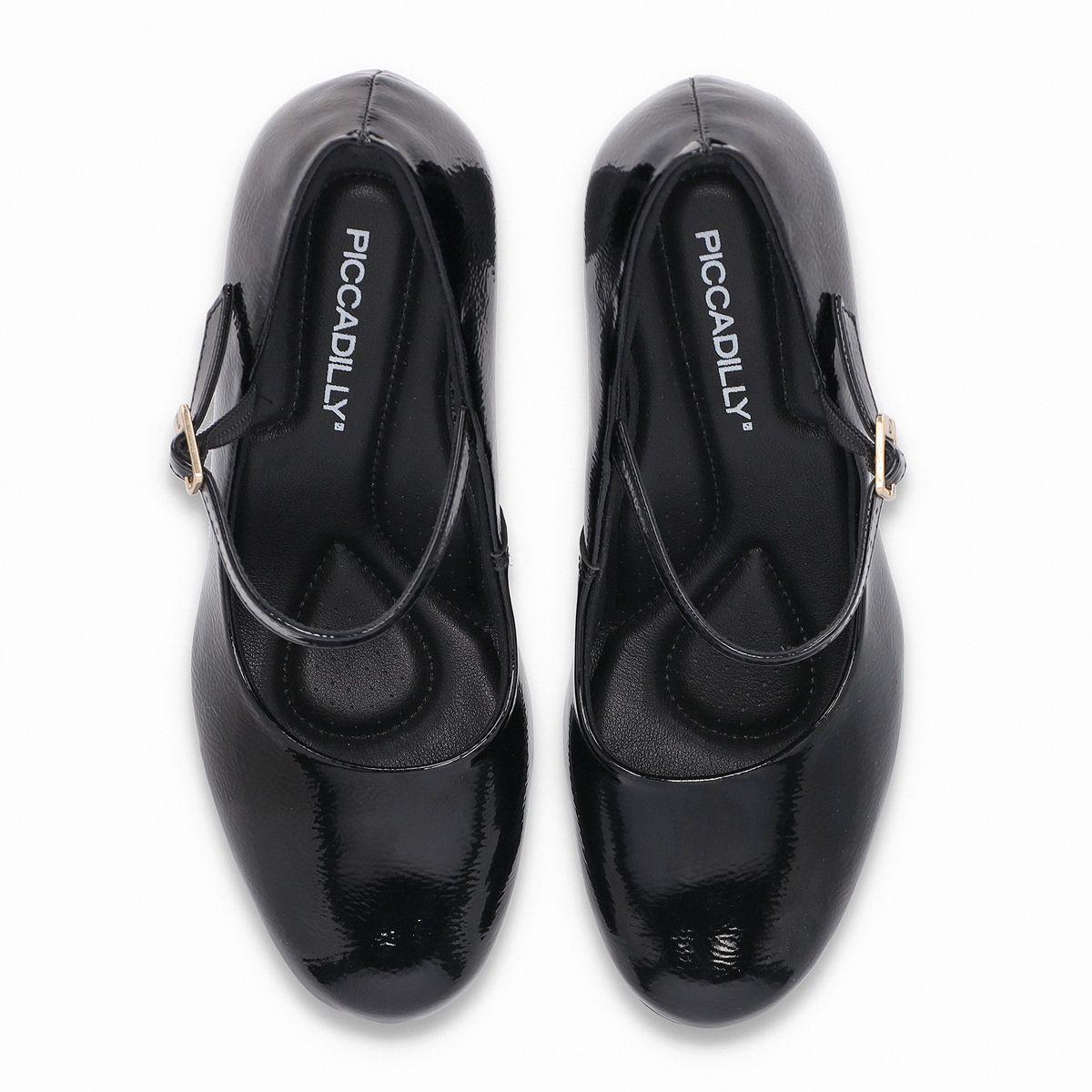 Zapato Mary Jane Mujer Negro/Charol Deise Piccadilly-1