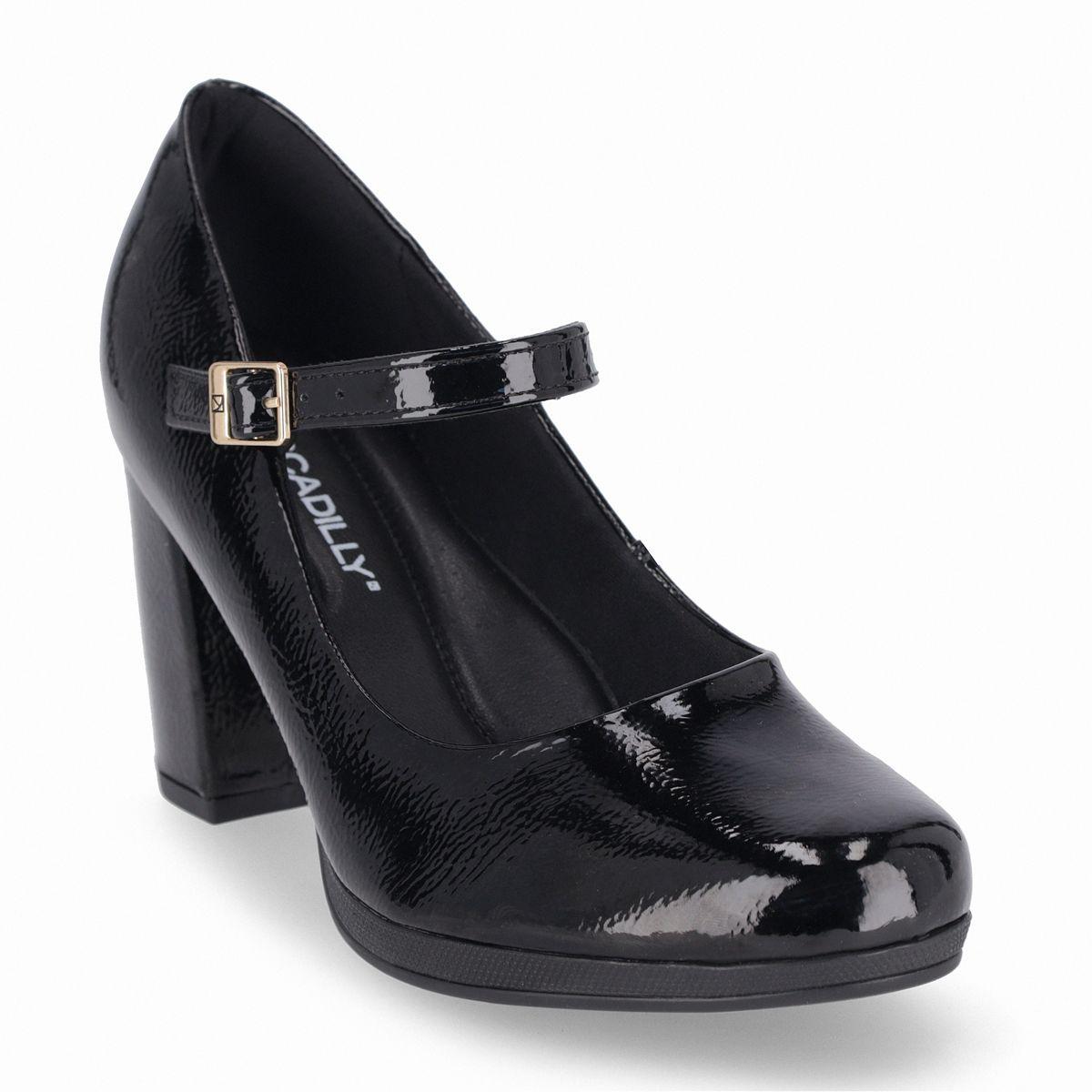 Zapato Mary Jane Mujer Negro/Charol Deise Piccadilly-3