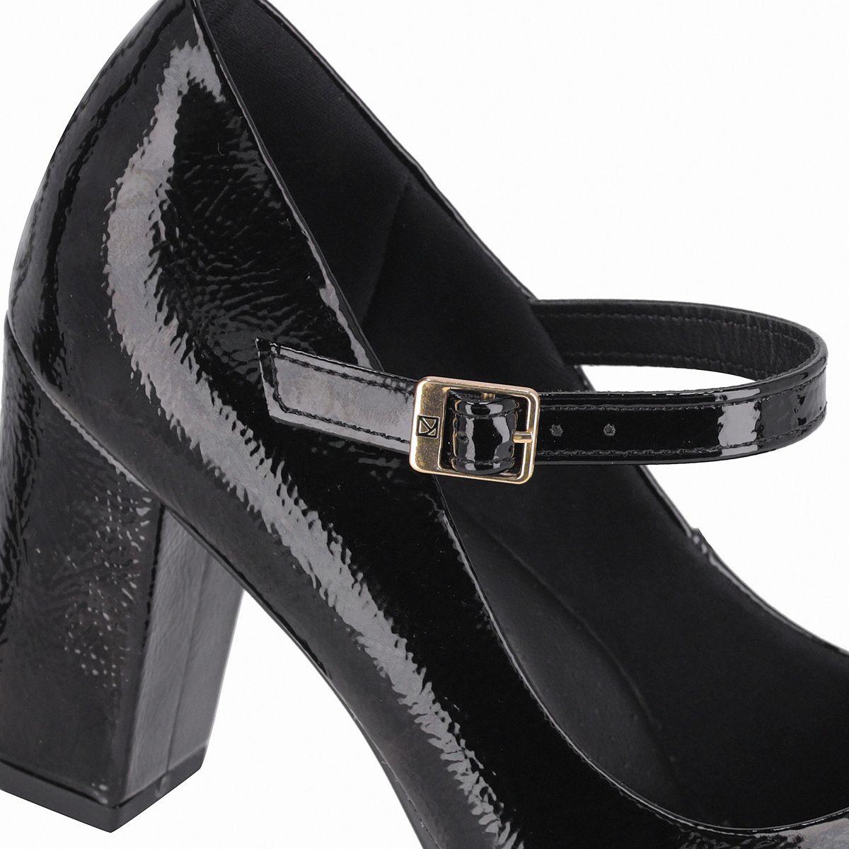 Zapato Mary Jane Mujer Negro/Charol Deise Piccadilly-4