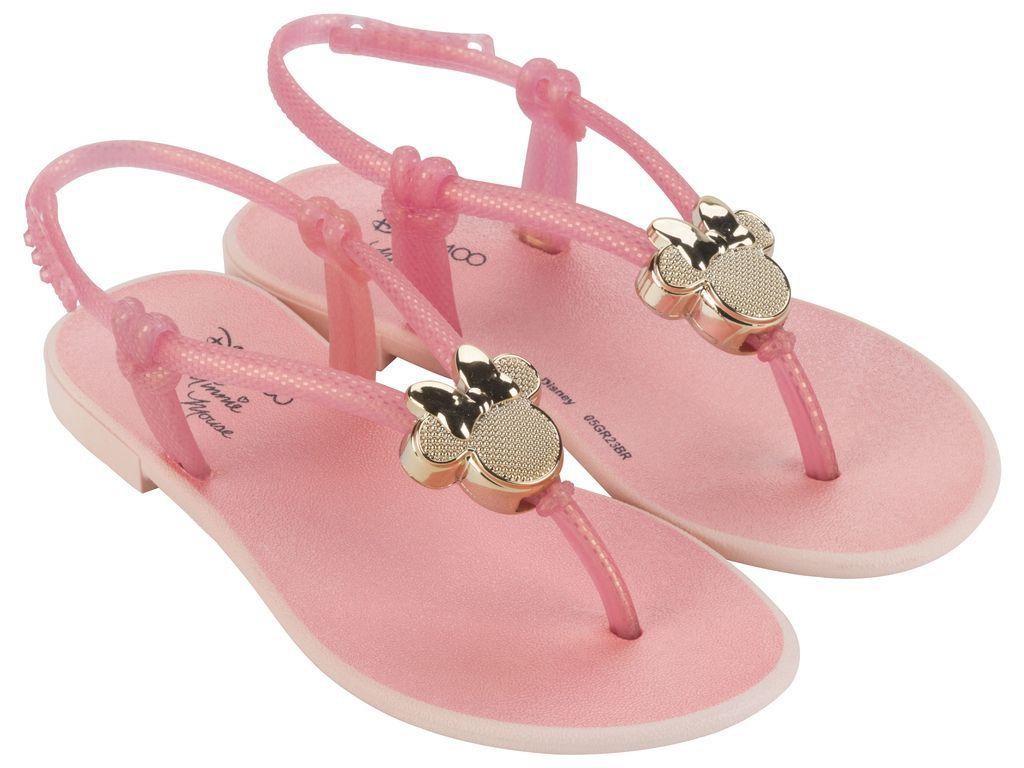 Sandalia Infantil Rosa Disney Beauty Ipanema-0