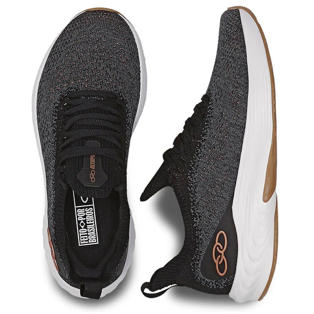 Zapatilla Mujer Essential 3 Gris/Negro Olympikus-2